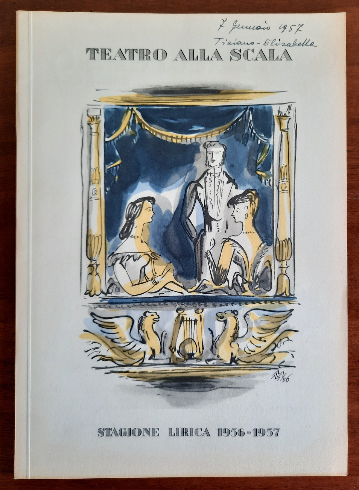 4 libretti Teatro alla Scala - Stagione Lirica 1956 - 57