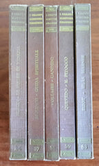 5 libri UTET - I Grandi Scrittori Stranieri - Ruskin, Eliot, De Molinos, Voltaire, Quevedo