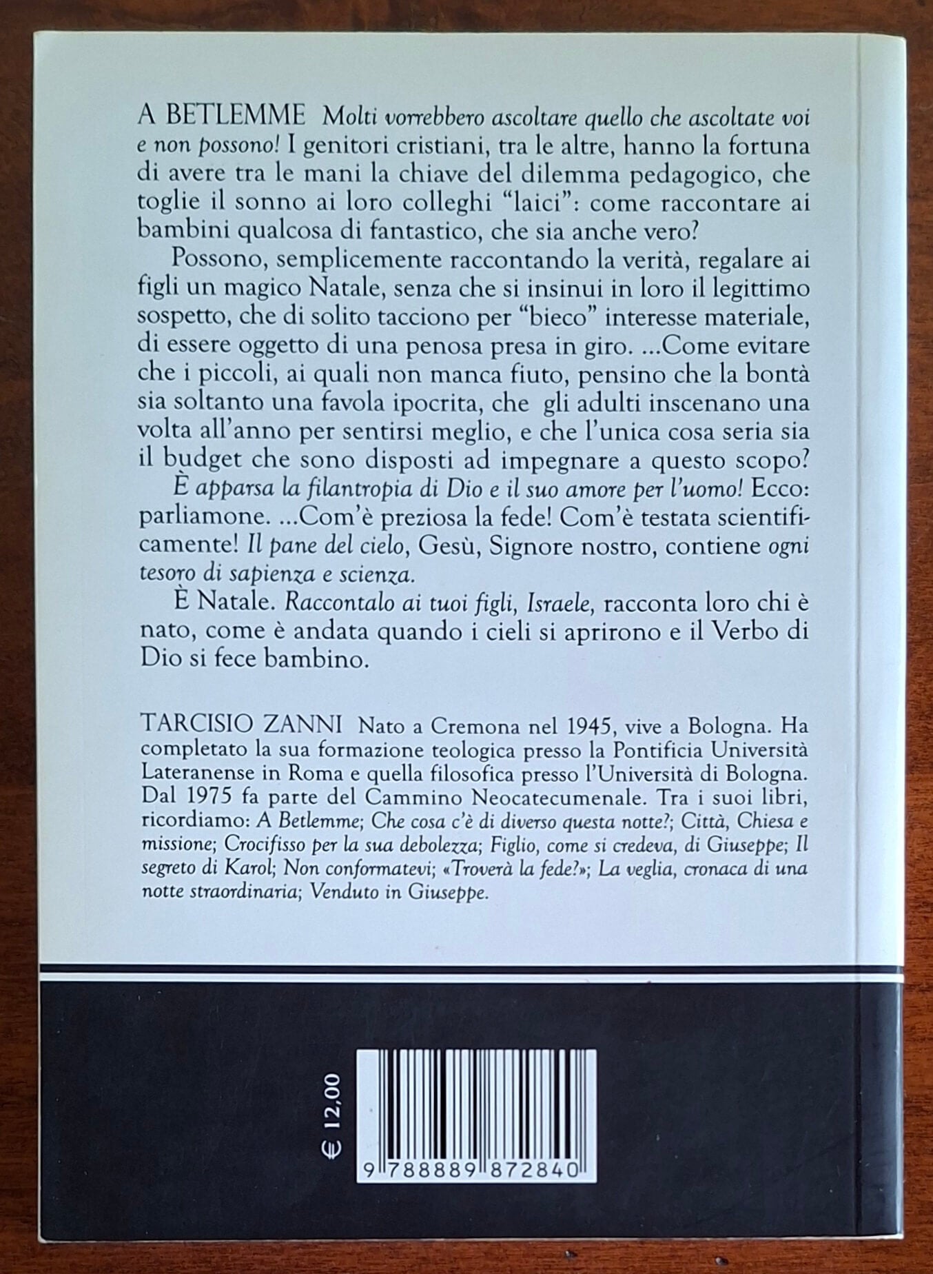 A Betlemme. Nella casa del pane - Tarcisio Zanni - Chirico