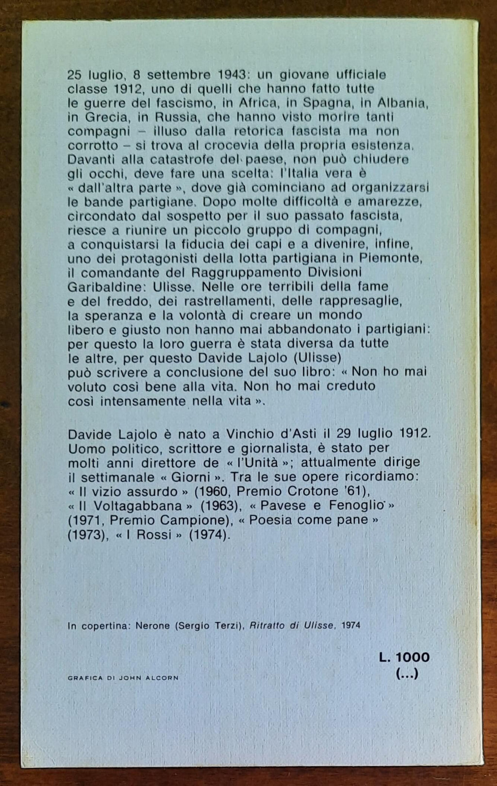 A conquistare la rossa primavera - di Davide Lajolo - B.U.R