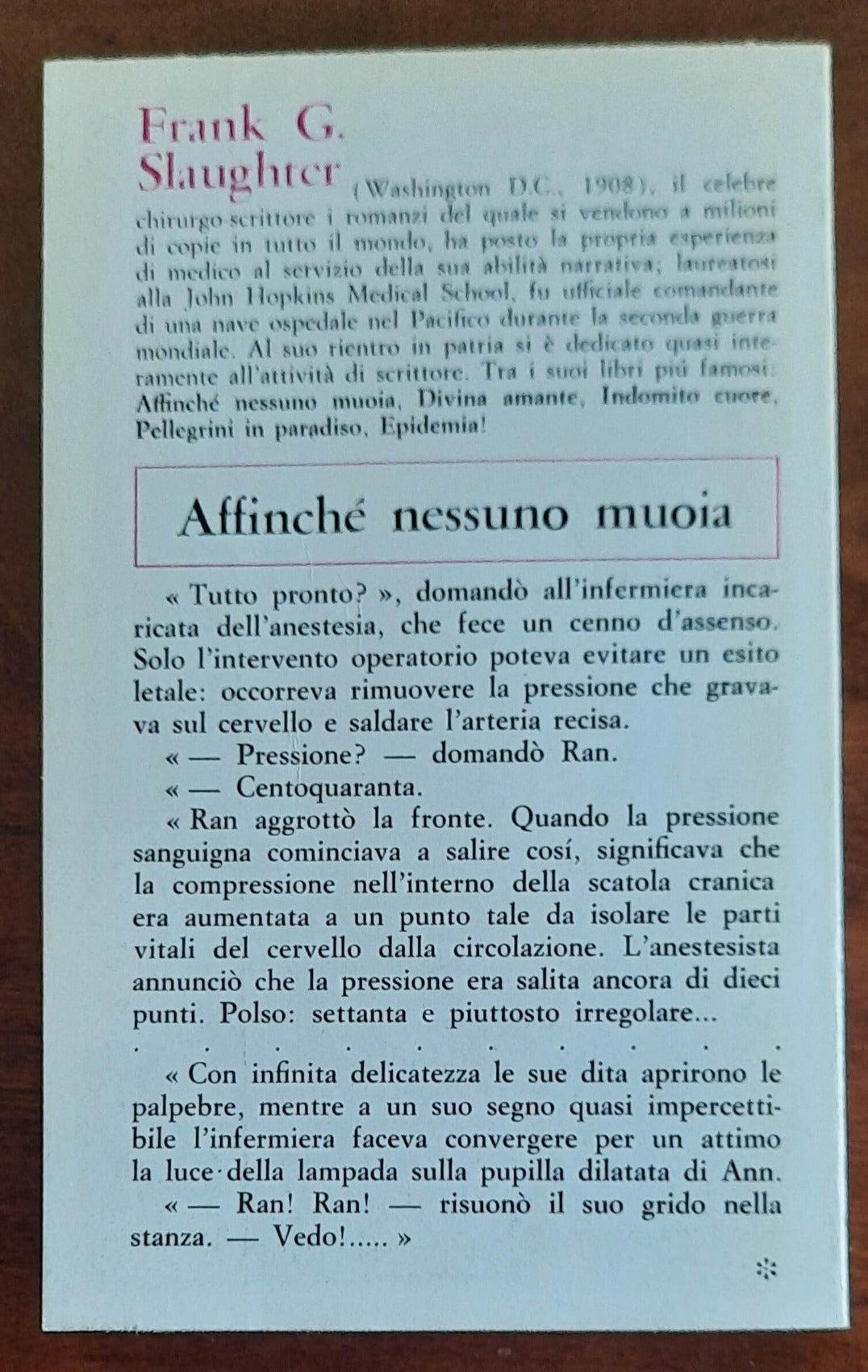 Affinché nessuno muoia - Dall’oglio Editore