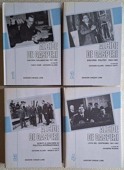 Alcide De Gasperi - in 4 vol. - Edizioni Cinque Lune