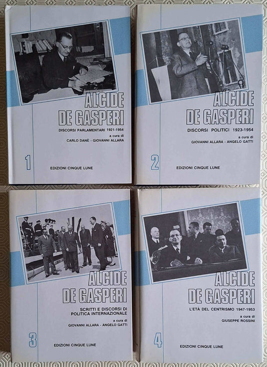 Alcide De Gasperi - in 4 vol. - Edizioni Cinque Lune