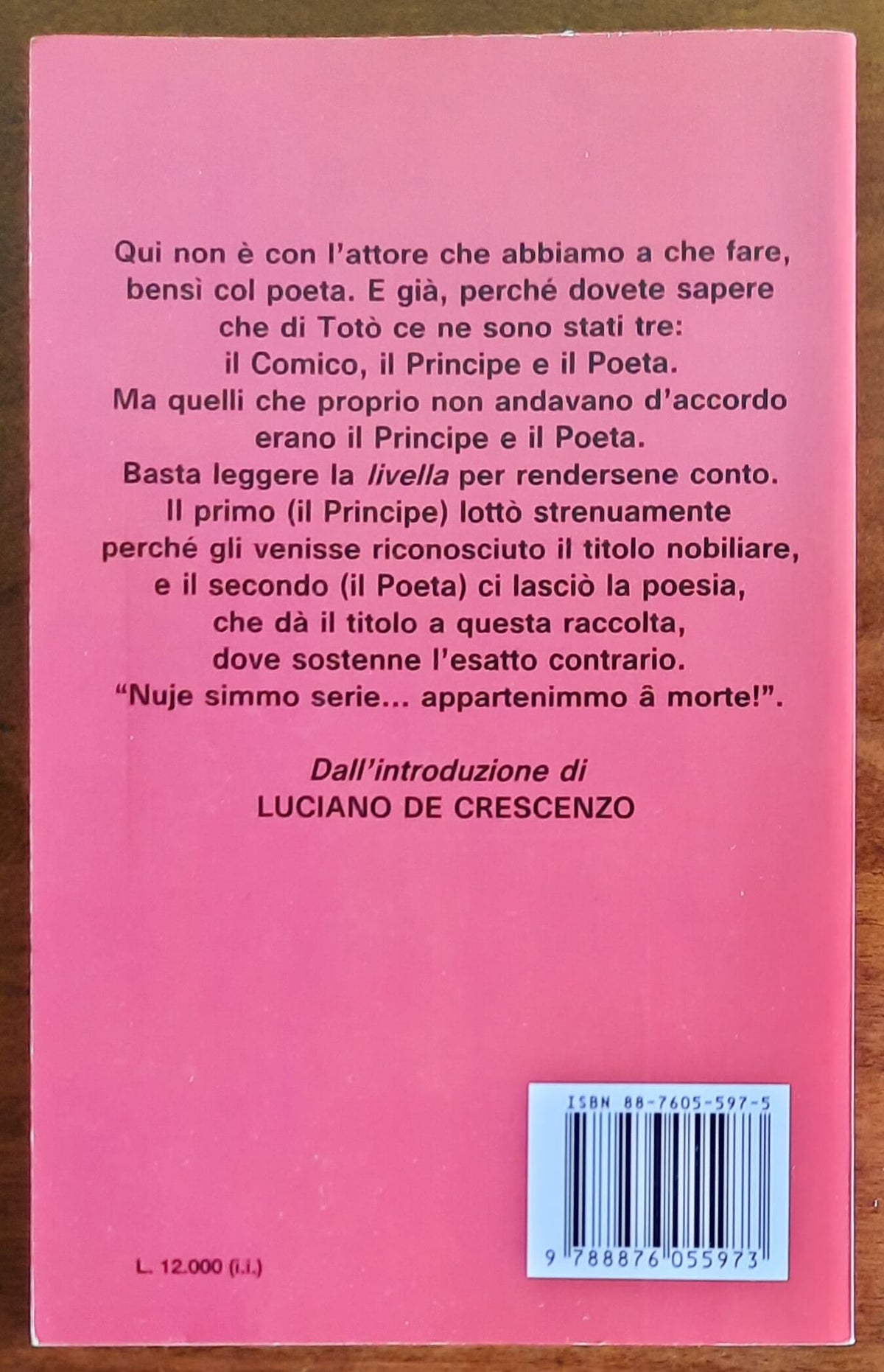 ’A livella. Poesie napoletane - Totò - Gremese Editore
