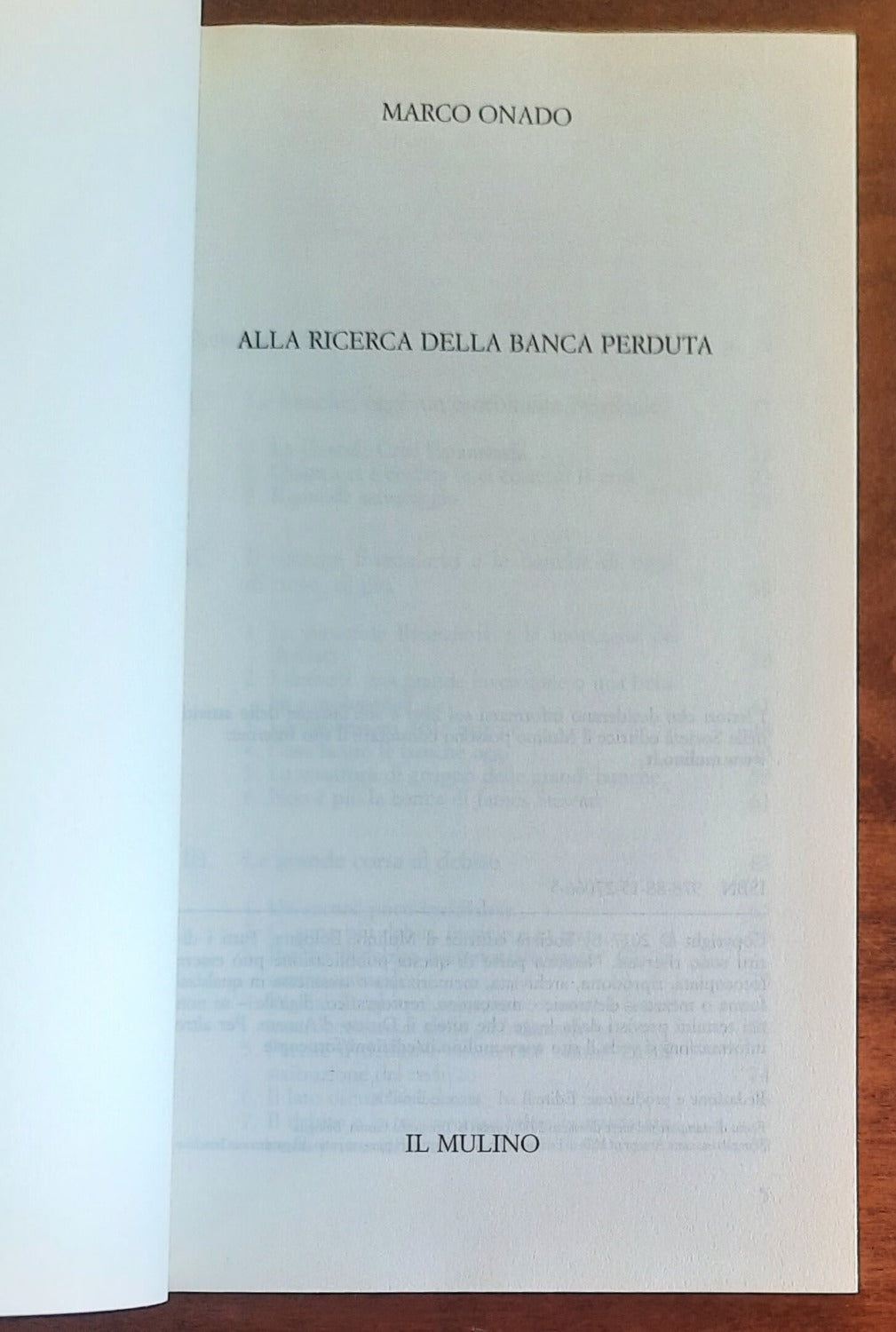 Alla ricerca della banca perduta - Il Mulino - 2017