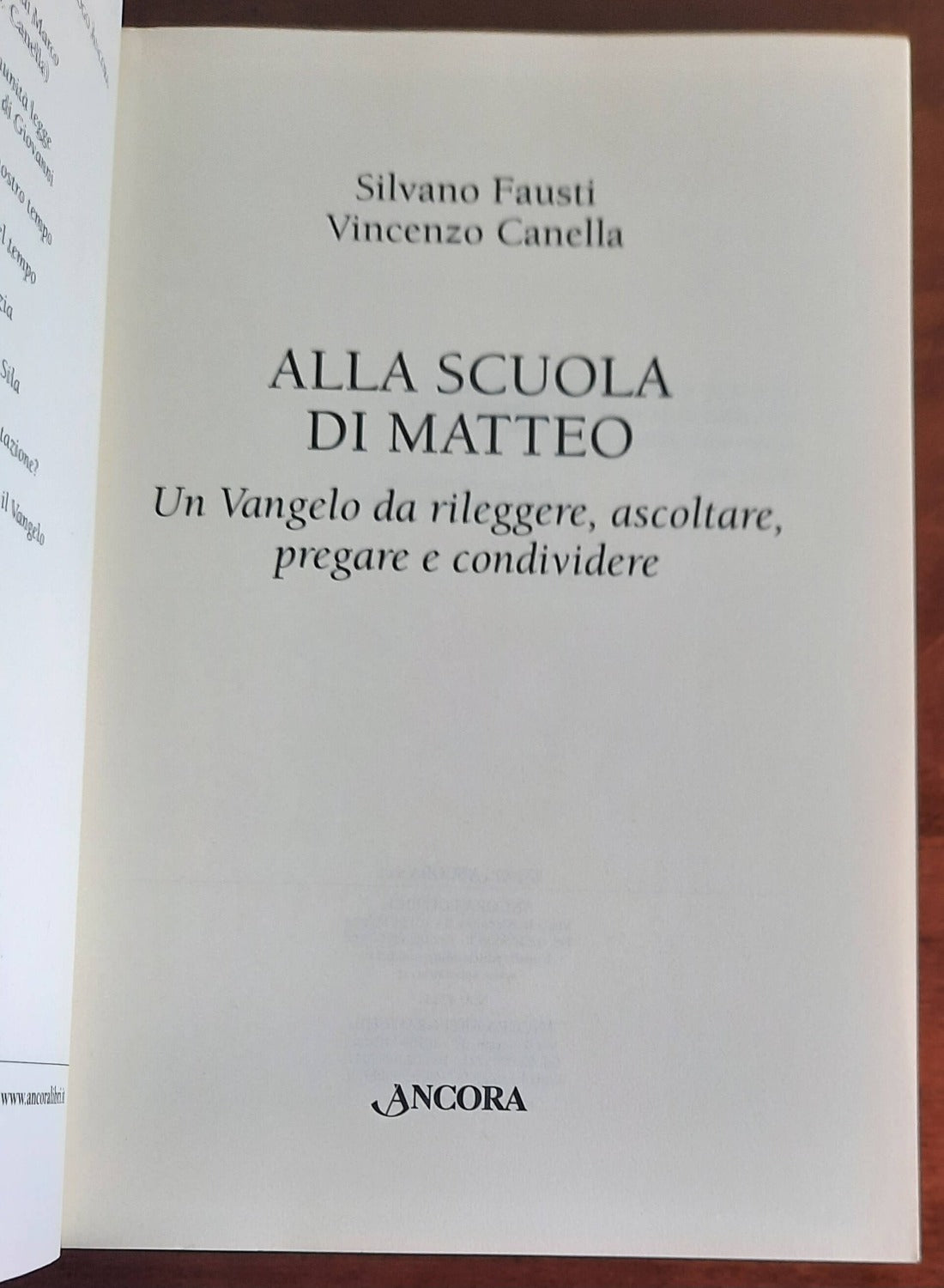 Alla scuola di Matteo. Un Vangelo da rileggere, ascoltare, pregare e condividere