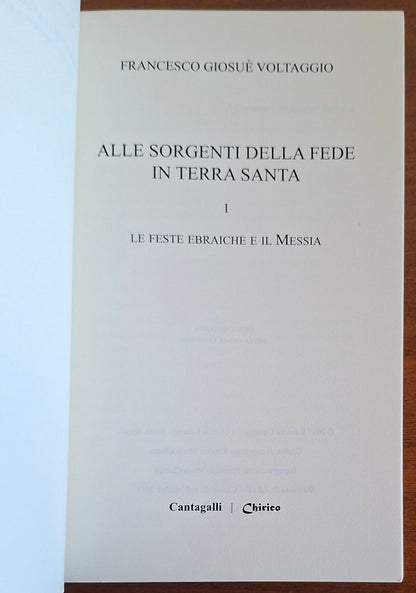 Alle sorgenti della fede in Terrasanta. Le feste ebraiche e il Messia - vol. 1