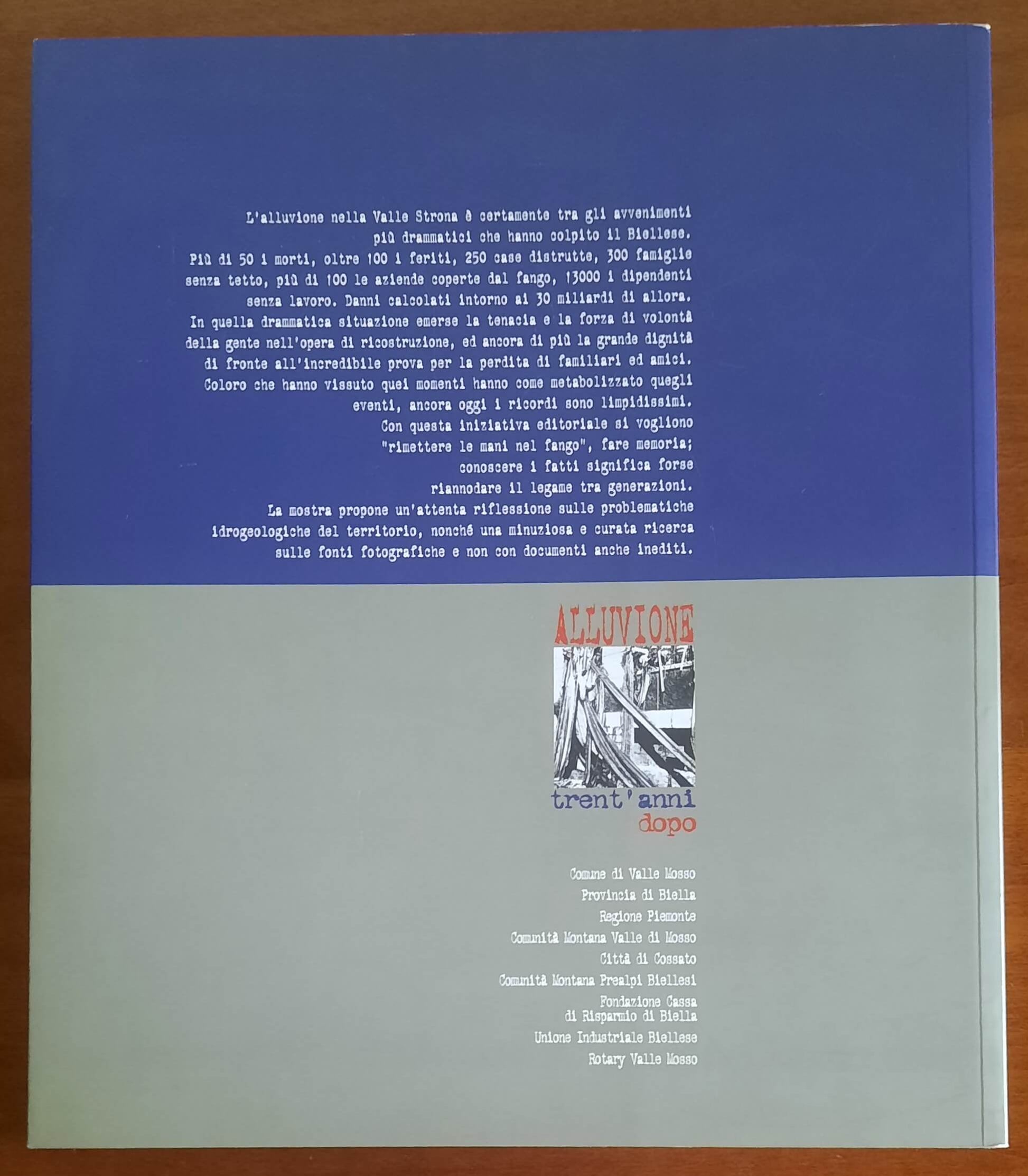 Alluvione trent'anni dopo - Eventi & Progetti
