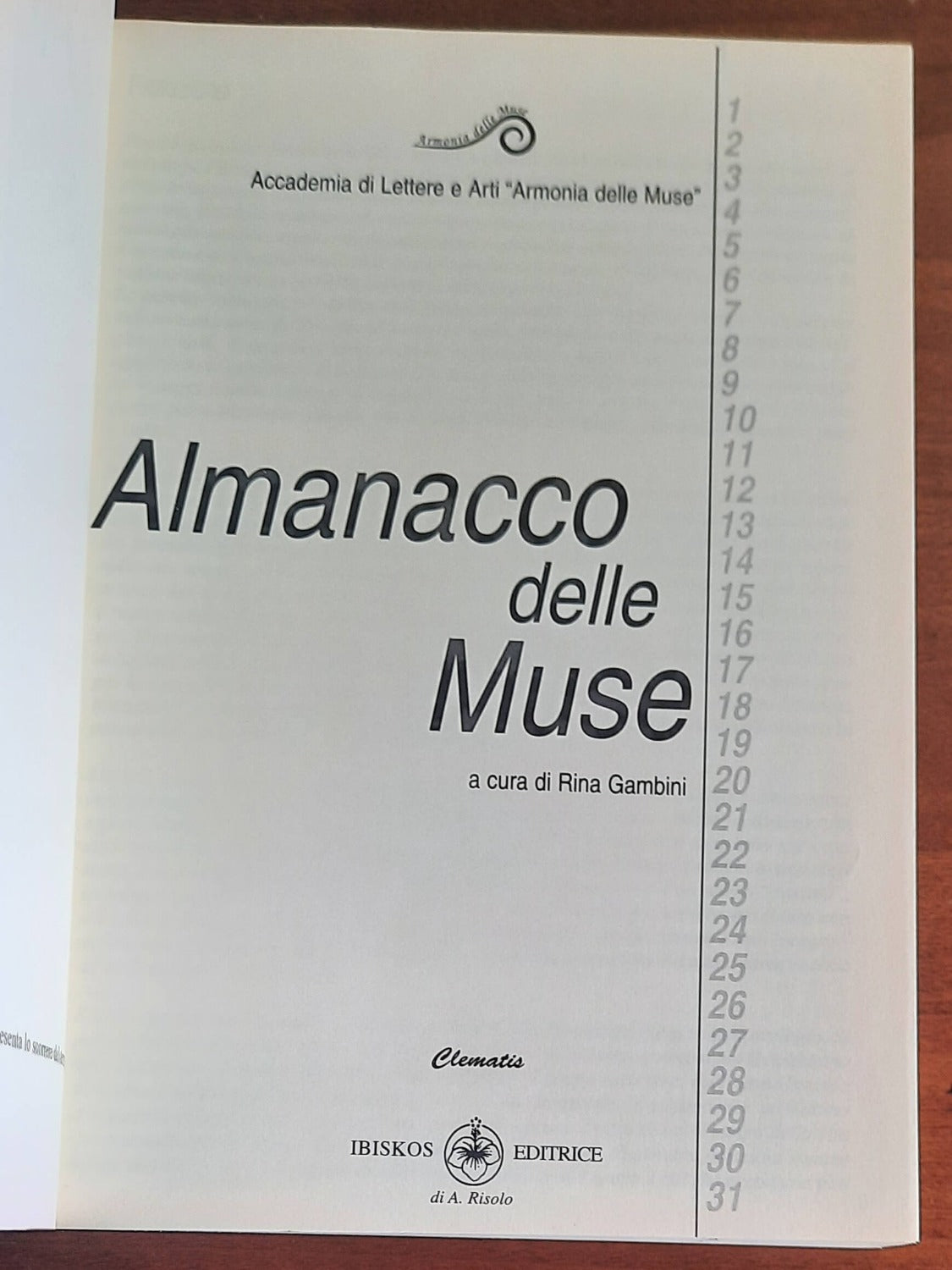 Almanacco delle Muse - Ibiskos Editrice