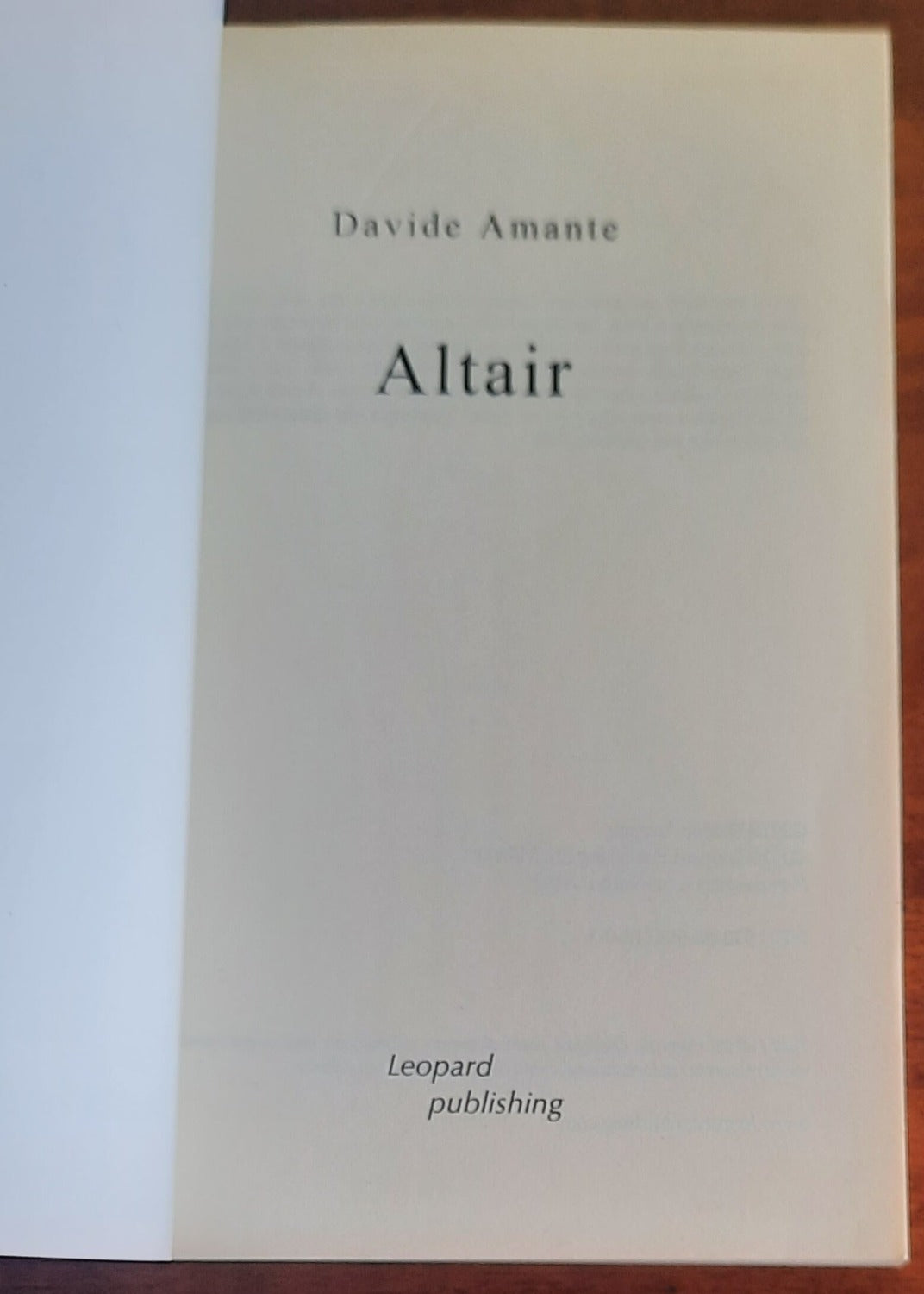 Altair - di Davide Amante