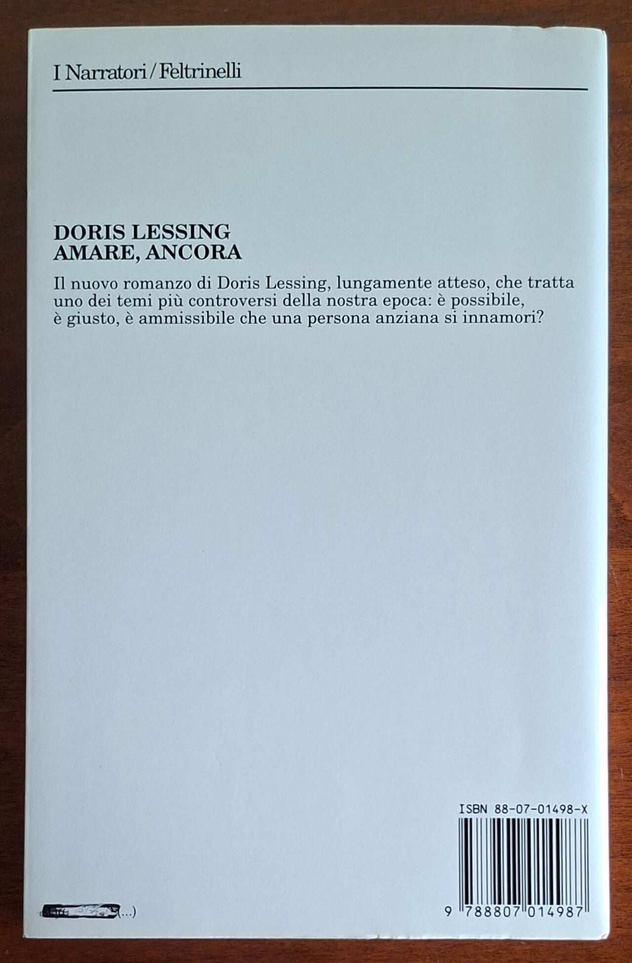 Amare, ancora - di Doris Lessing - Feltrinelli
