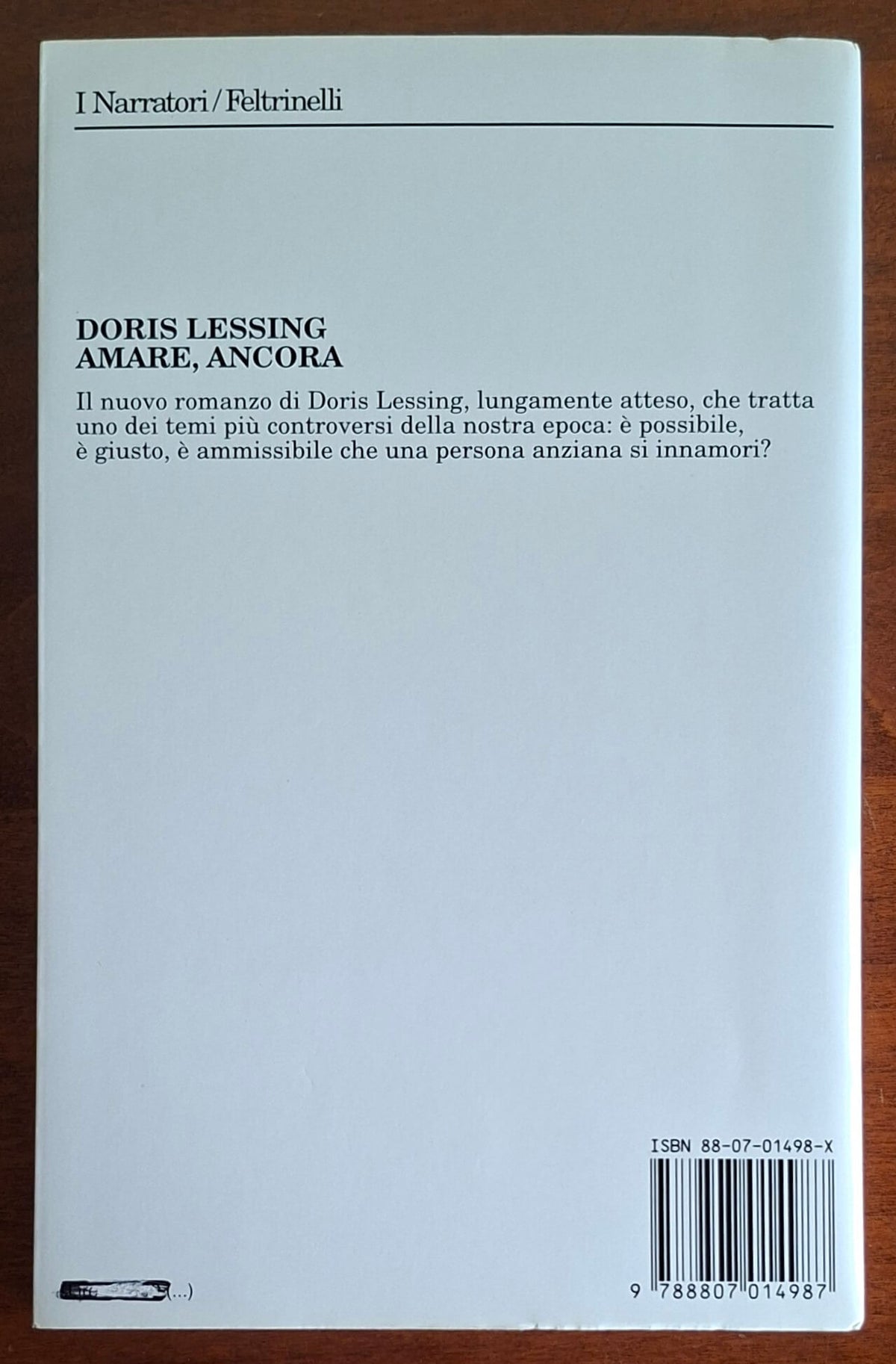 Amare, ancora - di Doris Lessing - Feltrinelli