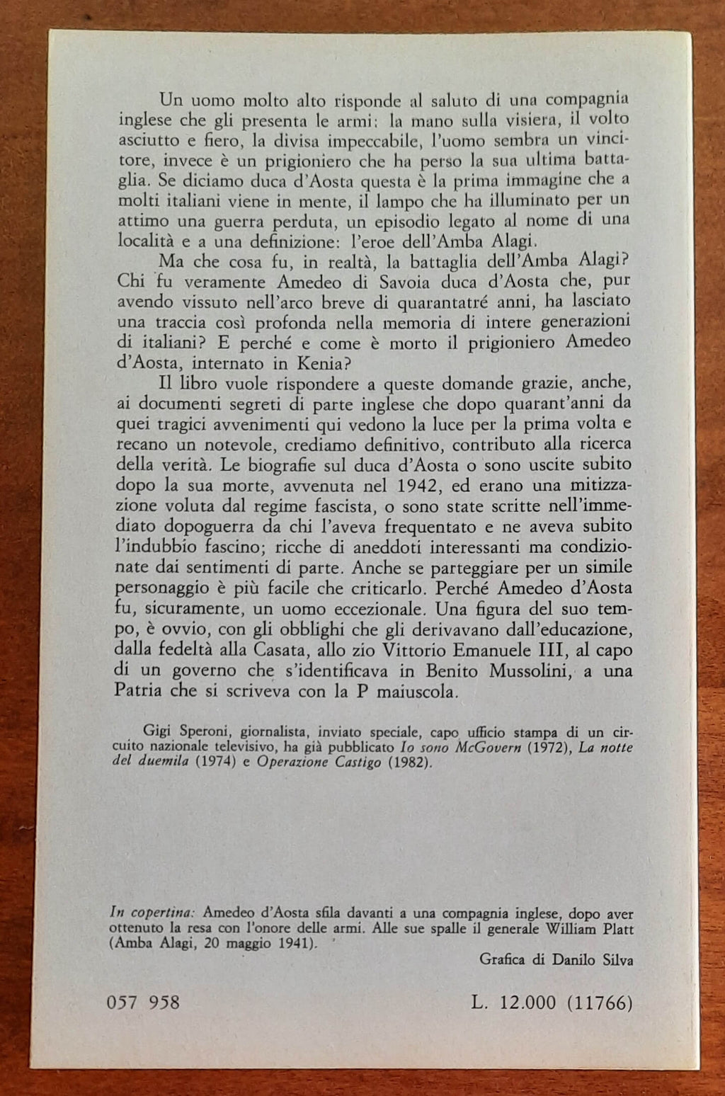 Amedeo duca d’Aosta. La resa dell’Amba Alagi e la morte in prigionia nei documenti segreti inglesi
