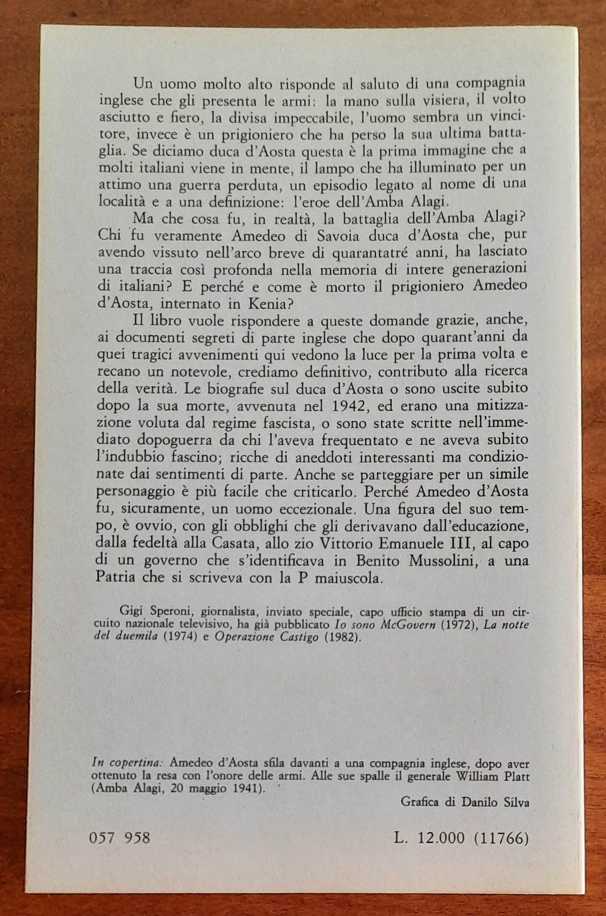 Amedeo duca d’Aosta. La resa dell’Amba Alagi e la morte in prigionia nei documenti segreti inglesi