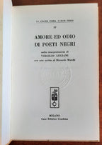 Amore ed odio di poeti negri - Virgilio Luciani - Casa Editrice Ceschina
