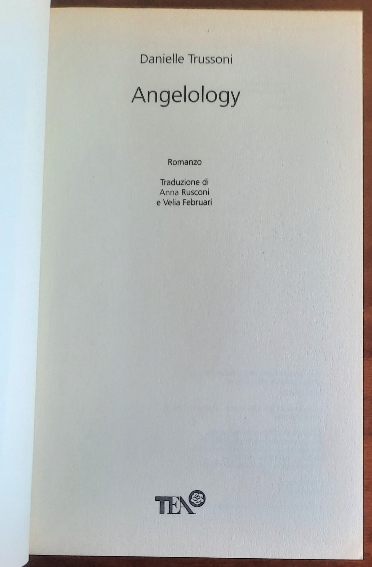 Angelology - di Danielle Trussoni - TEA