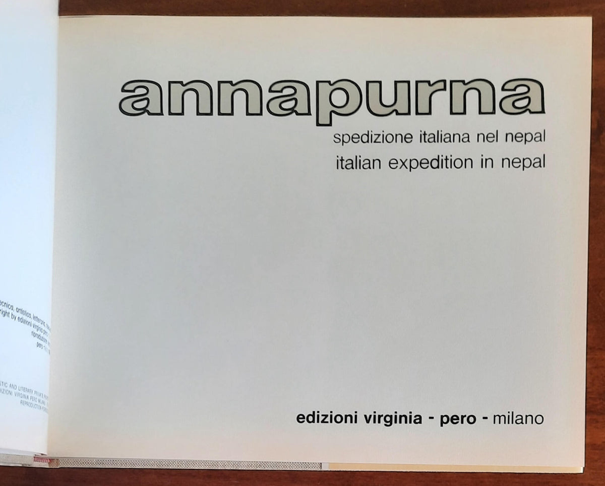 Annapurna spedizione italiana nel Nepal - Libreria Biellese
