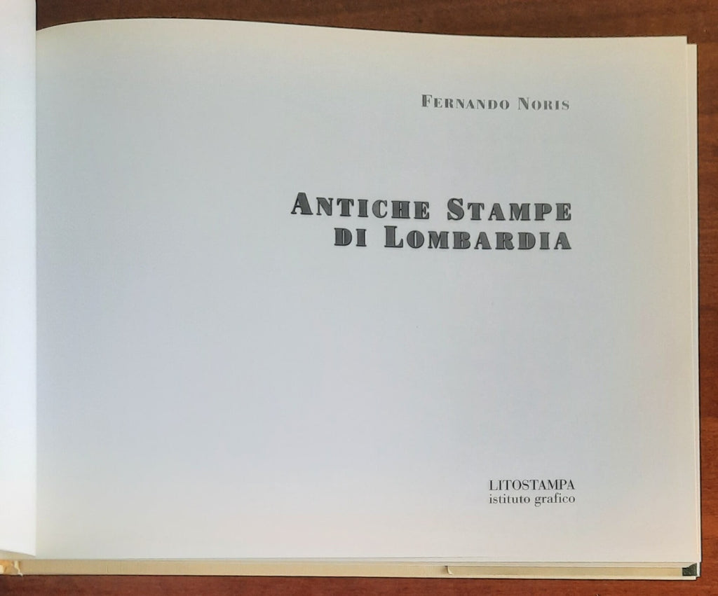 Antiche stampe di Lombardia