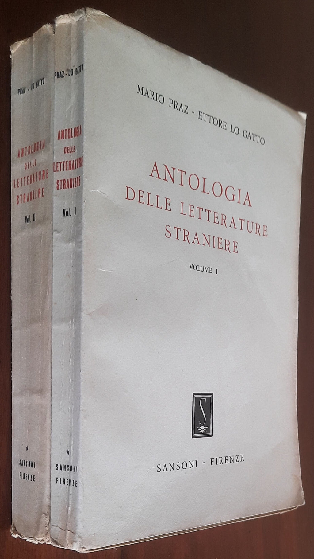 Antologia delle letterature straniere - 2 vol. - Sansoni - 1947-1948