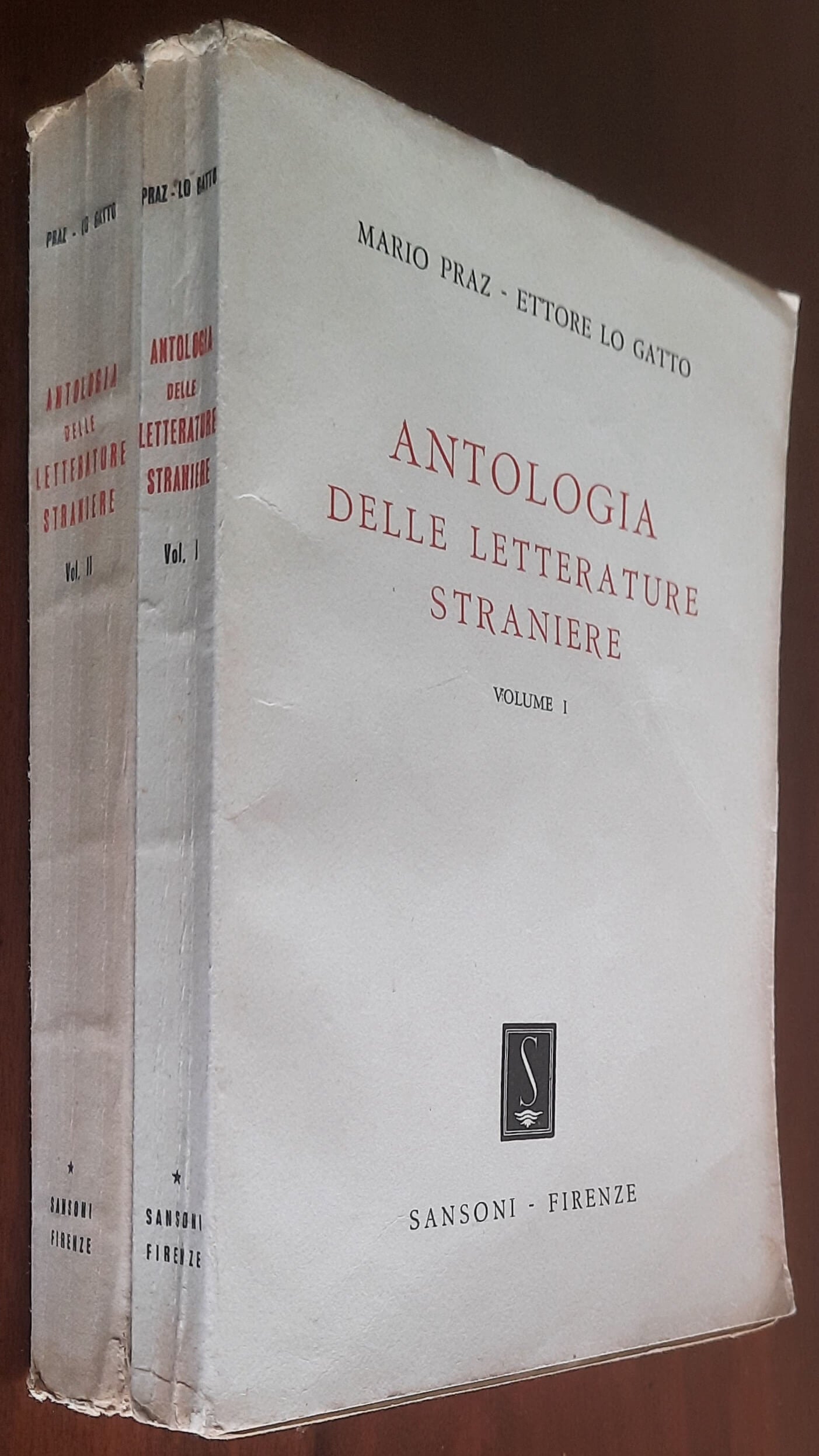 Antologia delle letterature straniere - 2 vol. - Sansoni - 1947-1948