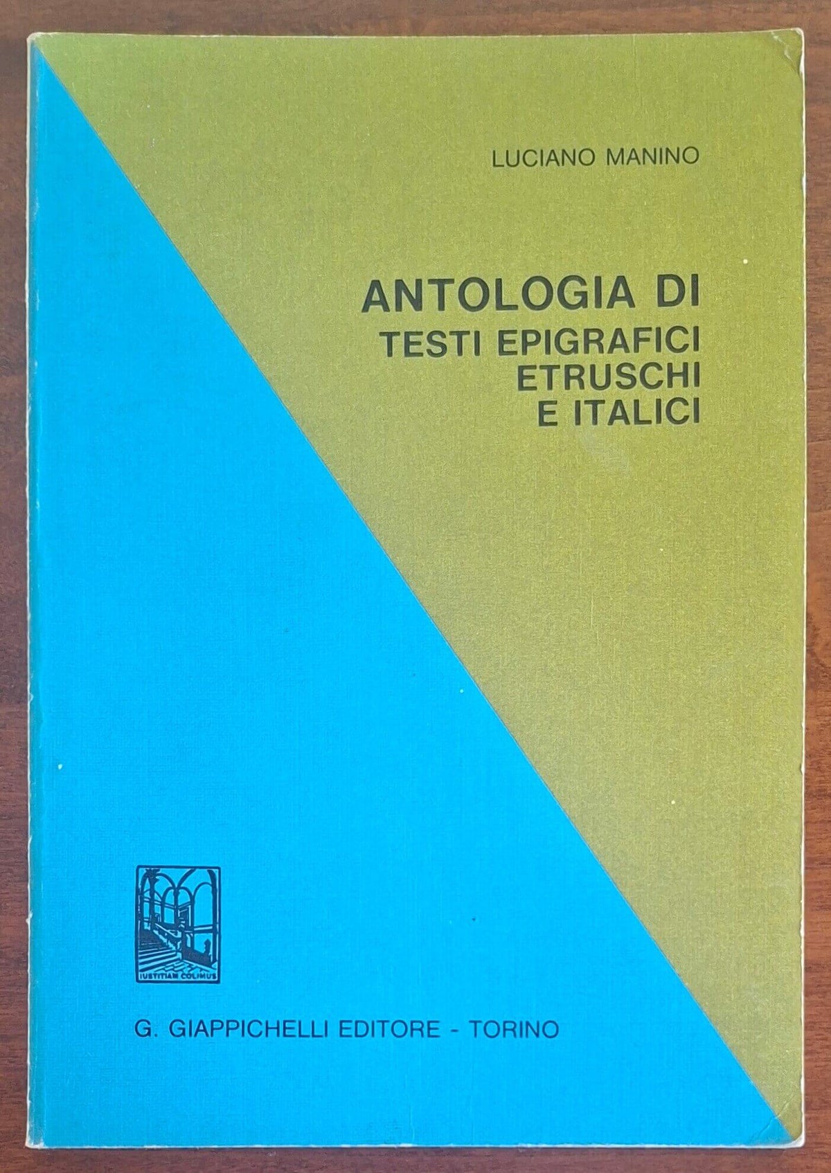 Antologia di testi epigrafici etruschi e italiaci - Giappichelli Editore