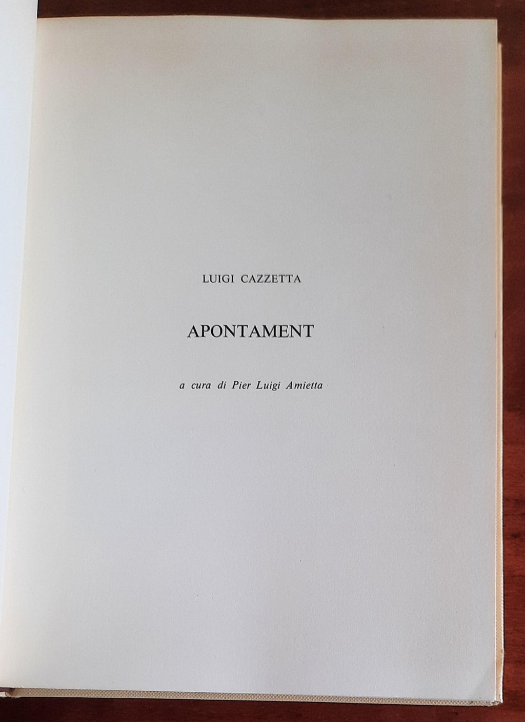 Apontament - di Luigi Cazzetta