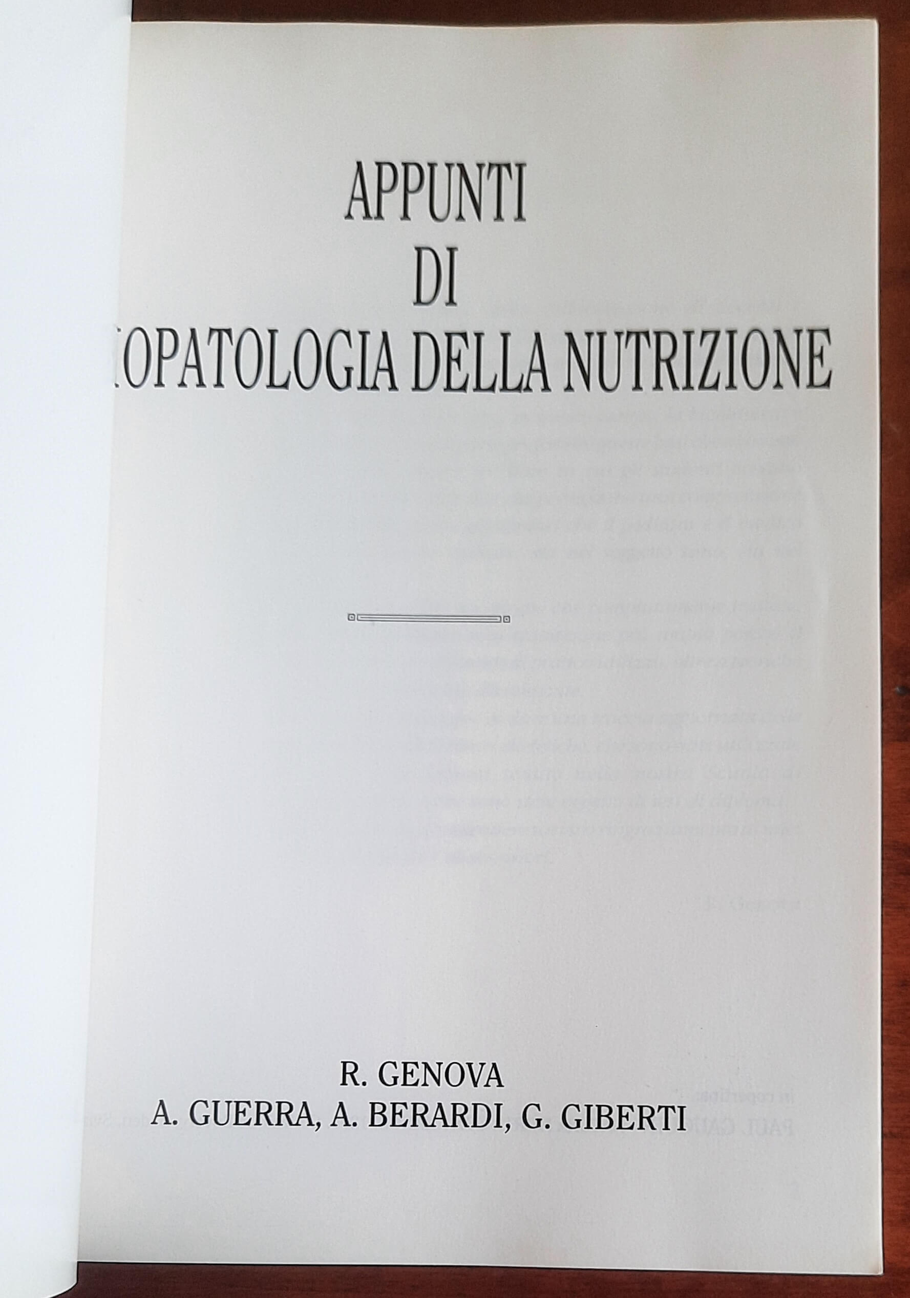 Appunti di fisiopatologia della nutrizione - Editrice Centro Studi Humana
