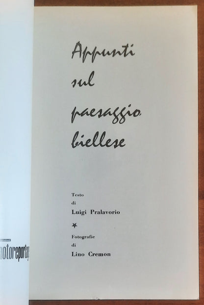 Appunti sul paesaggio biellese - Edizioni Photoreportage