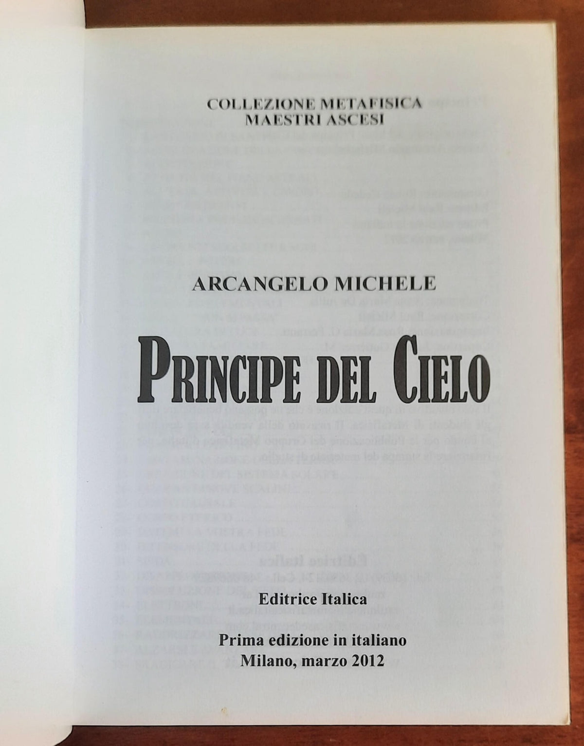 Arcangelo Michele. Principe del Cielo -  Editrice Italica