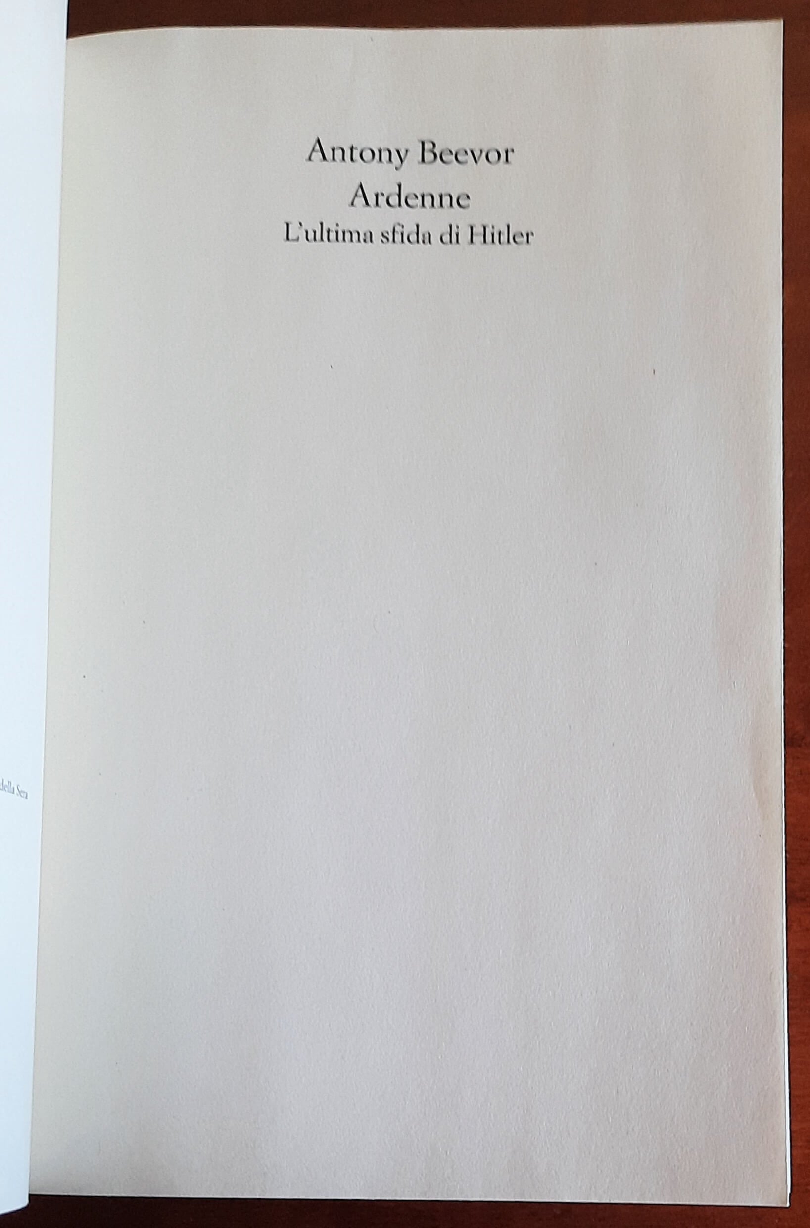 Ardenne. L’ultima sfida di Hitler - B.U.R.