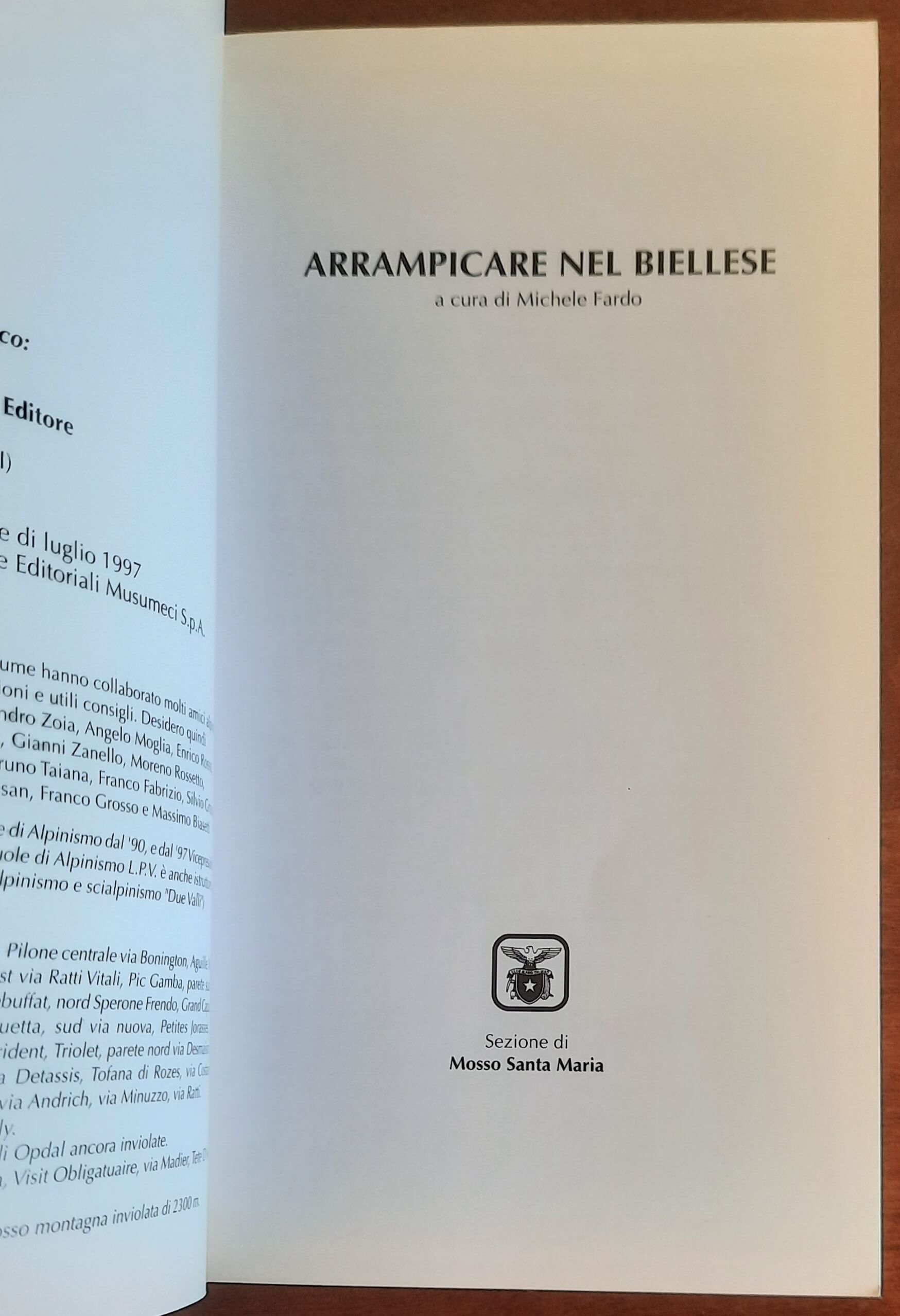 Arrampicare nel biellese - Eventi & Progetti Editore