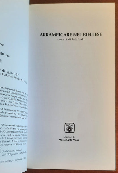 Arrampicare nel biellese - Eventi & Progetti Editore