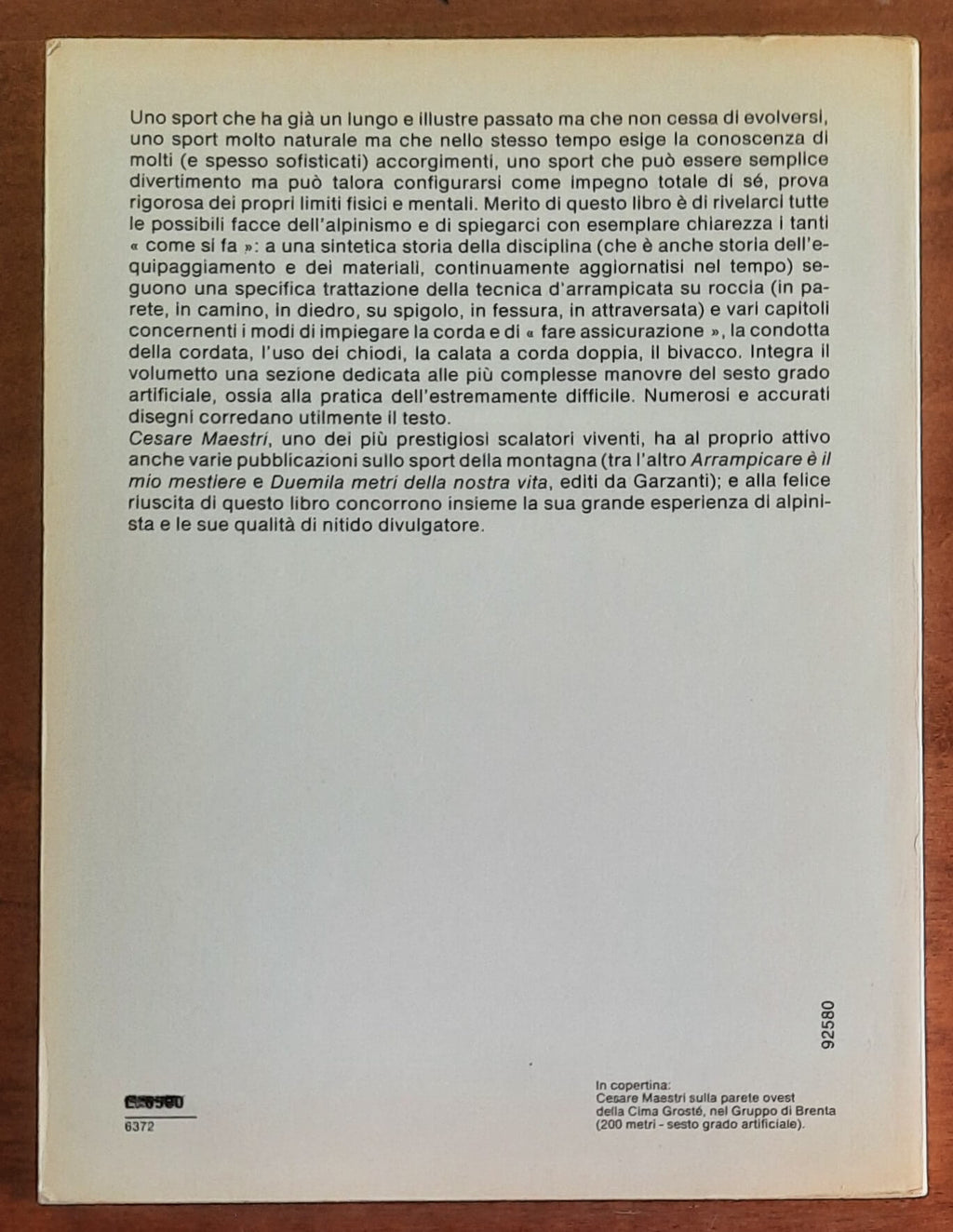A scuola di roccia - di Cesare Maestri - Vallardi