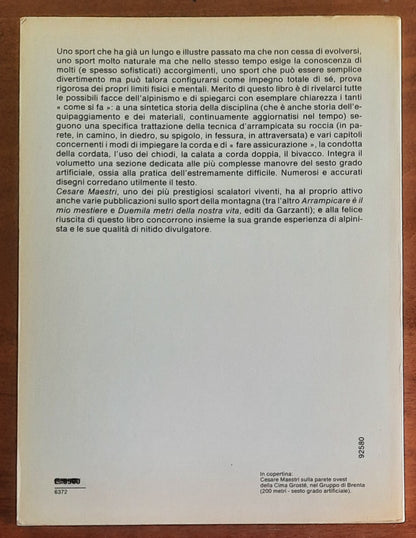 A scuola di roccia - di Cesare Maestri - Vallardi