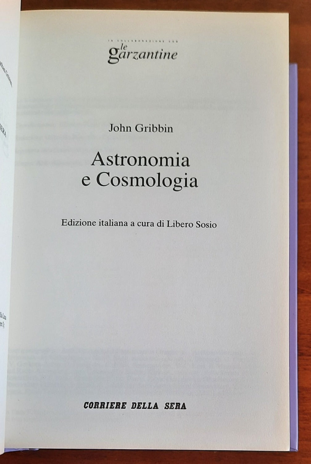 Astronomia e cosmologia - Le garzantine