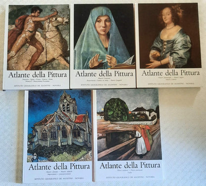 Atlante della pittura - in 5 volumi - De Agostini