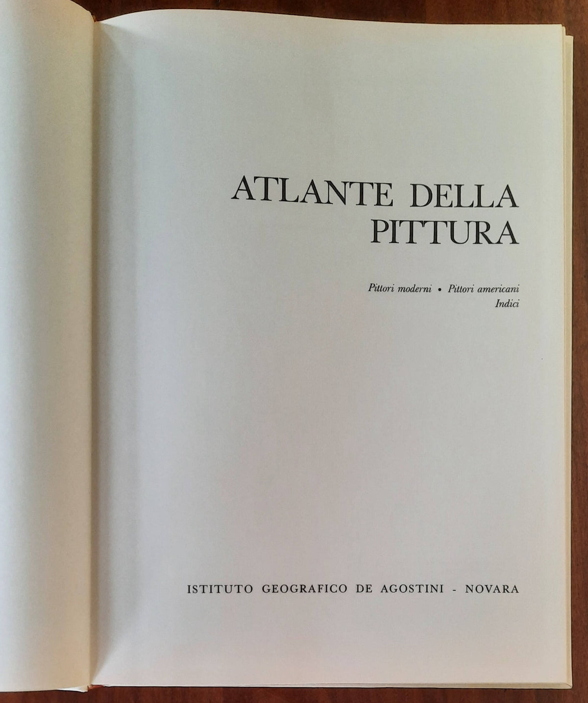 Atlante della pittura. Pittori moderni - Pittori americani - Indici