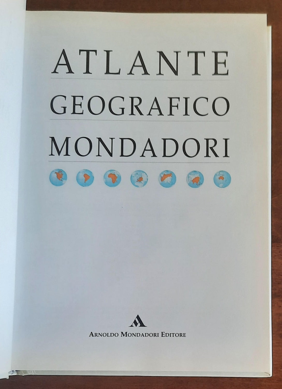 Atlante geografico Mondadori - 1999