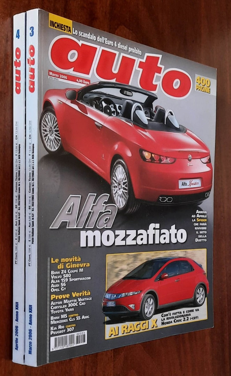 Auto n. 3 e 4 Marzo e Aprile 2006 - Conti Editore