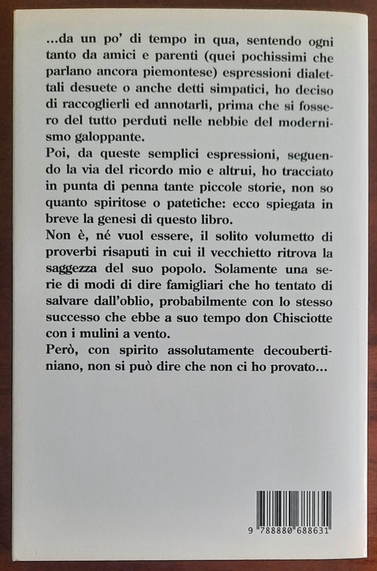 A va bin parei. Detti che fra un po’ non saranno più detti - di Ugo Revello