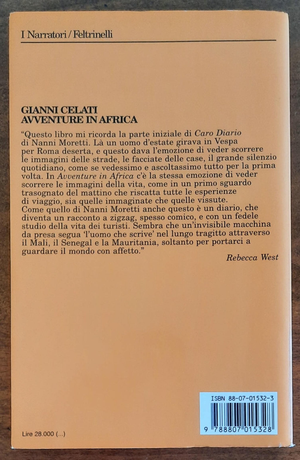 Avventure in Africa - di Gianni Celati - Feltrinelli