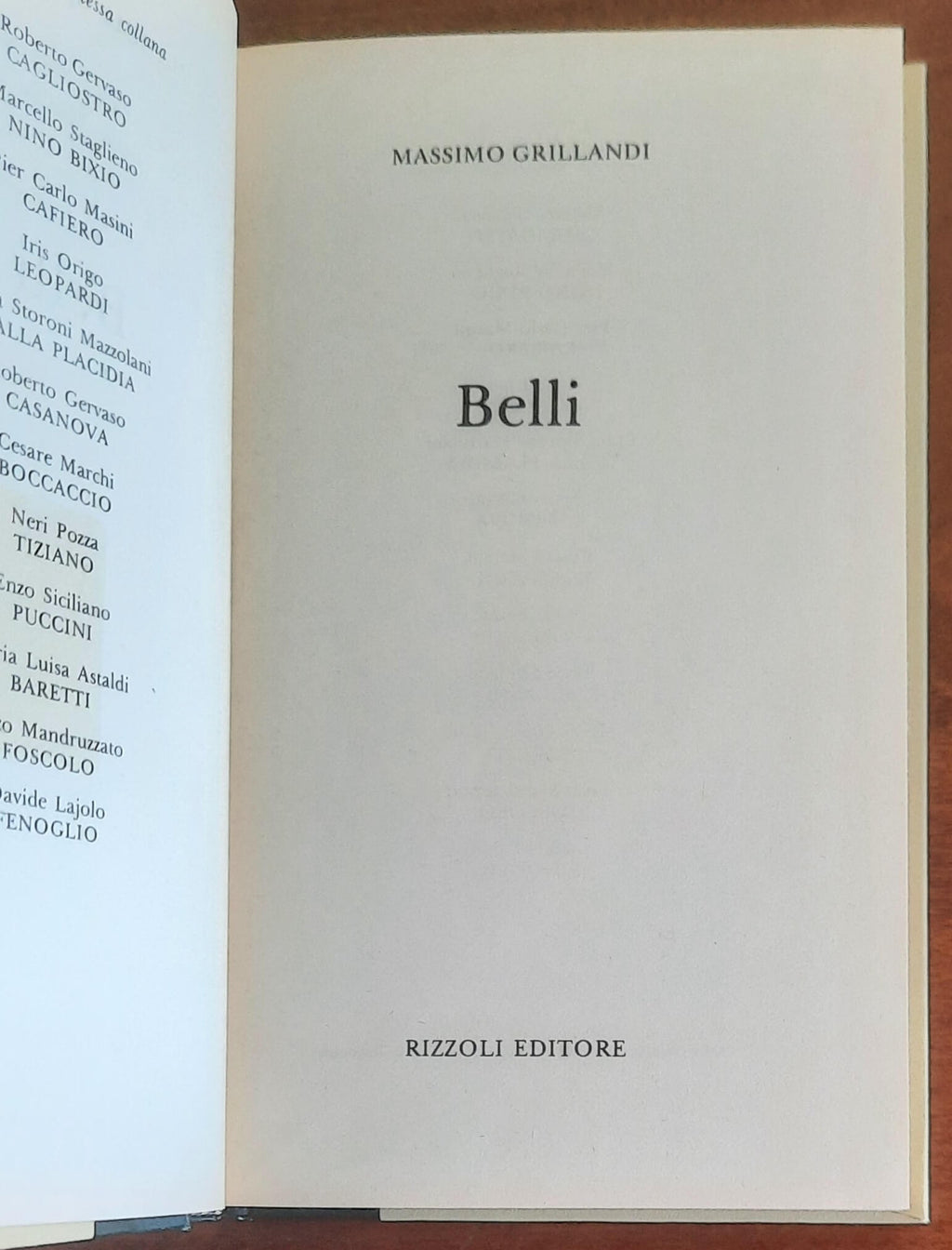 Belli (Giuseppe Gioachino) - Rizzoli