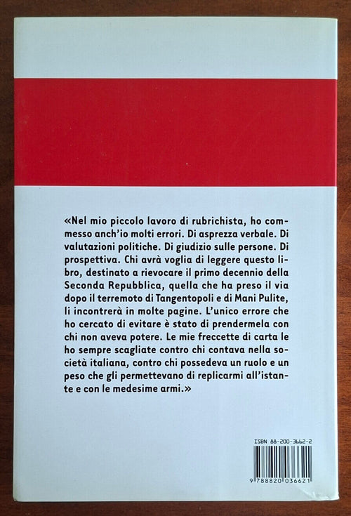 Bestiario d'Italia 1994-2004 - Giampaolo Pansa - Sperling