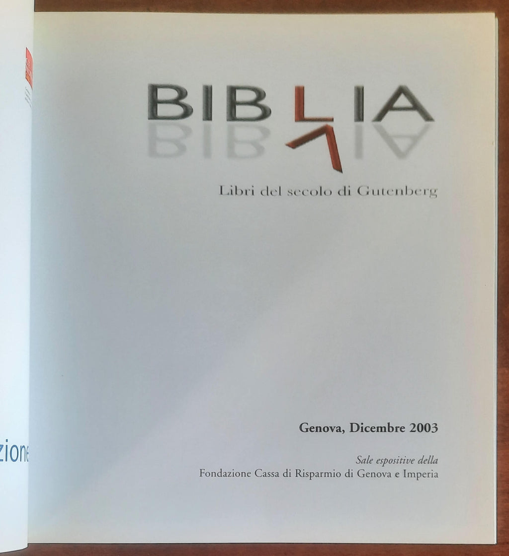 Biblia. Libri del secolo di Gutenberg - Rita Testa - Erredi Grafiche Editoriali