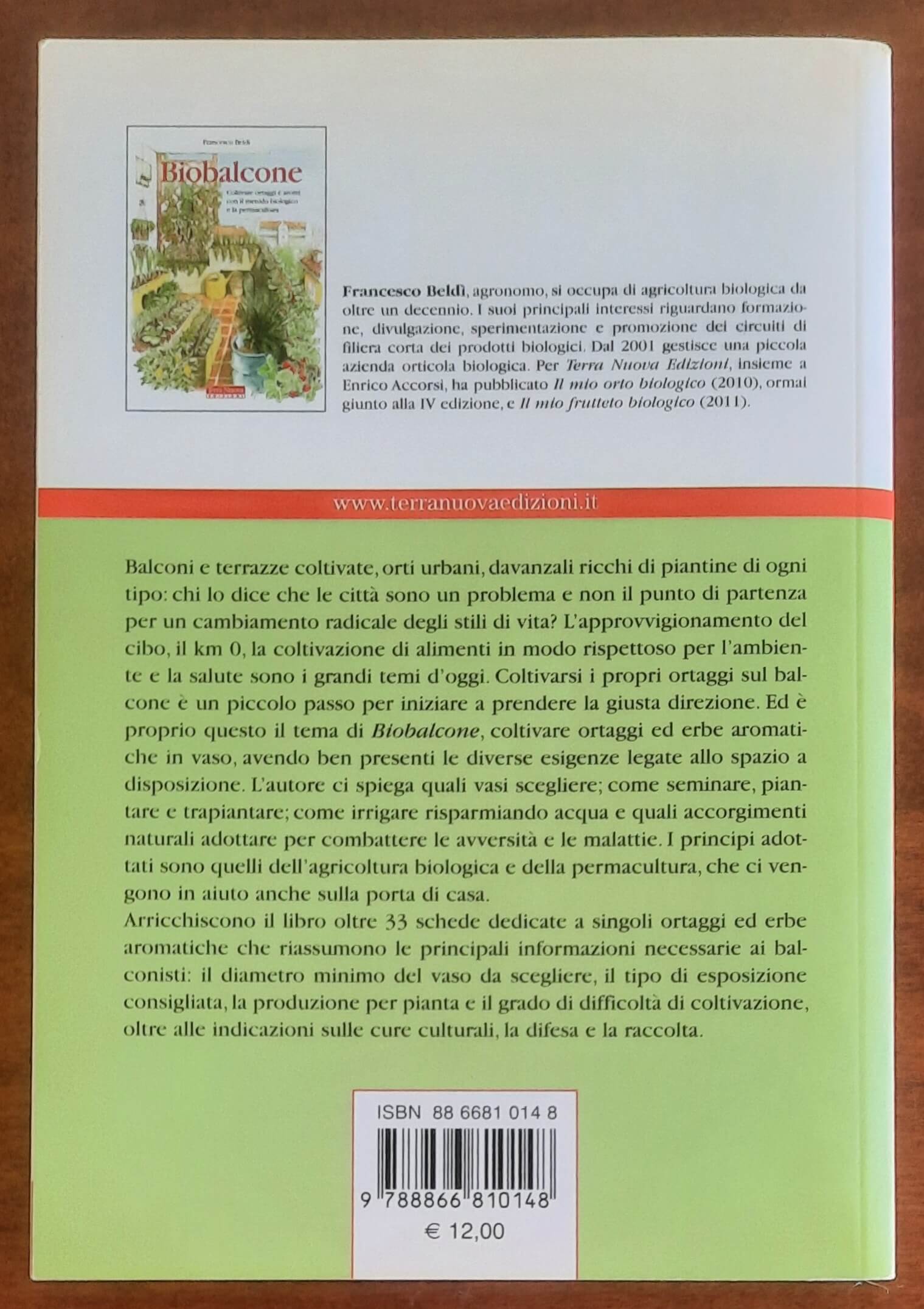 Biobalcone. Coltivare ortaggi e aromi con il metodo biologico e la permacultura