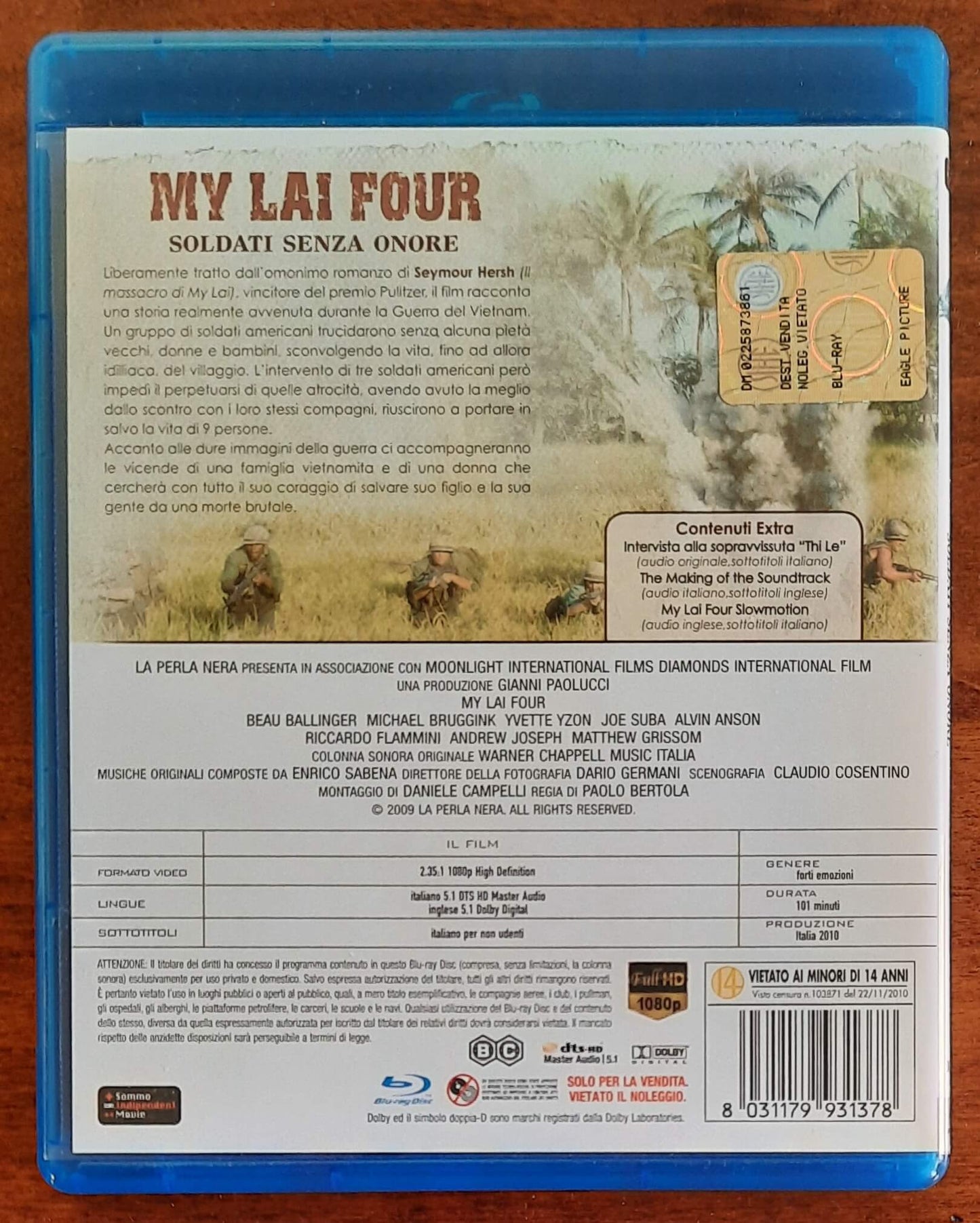 Blu-ray: My Lay Four. Soldati senza onore - 2010
