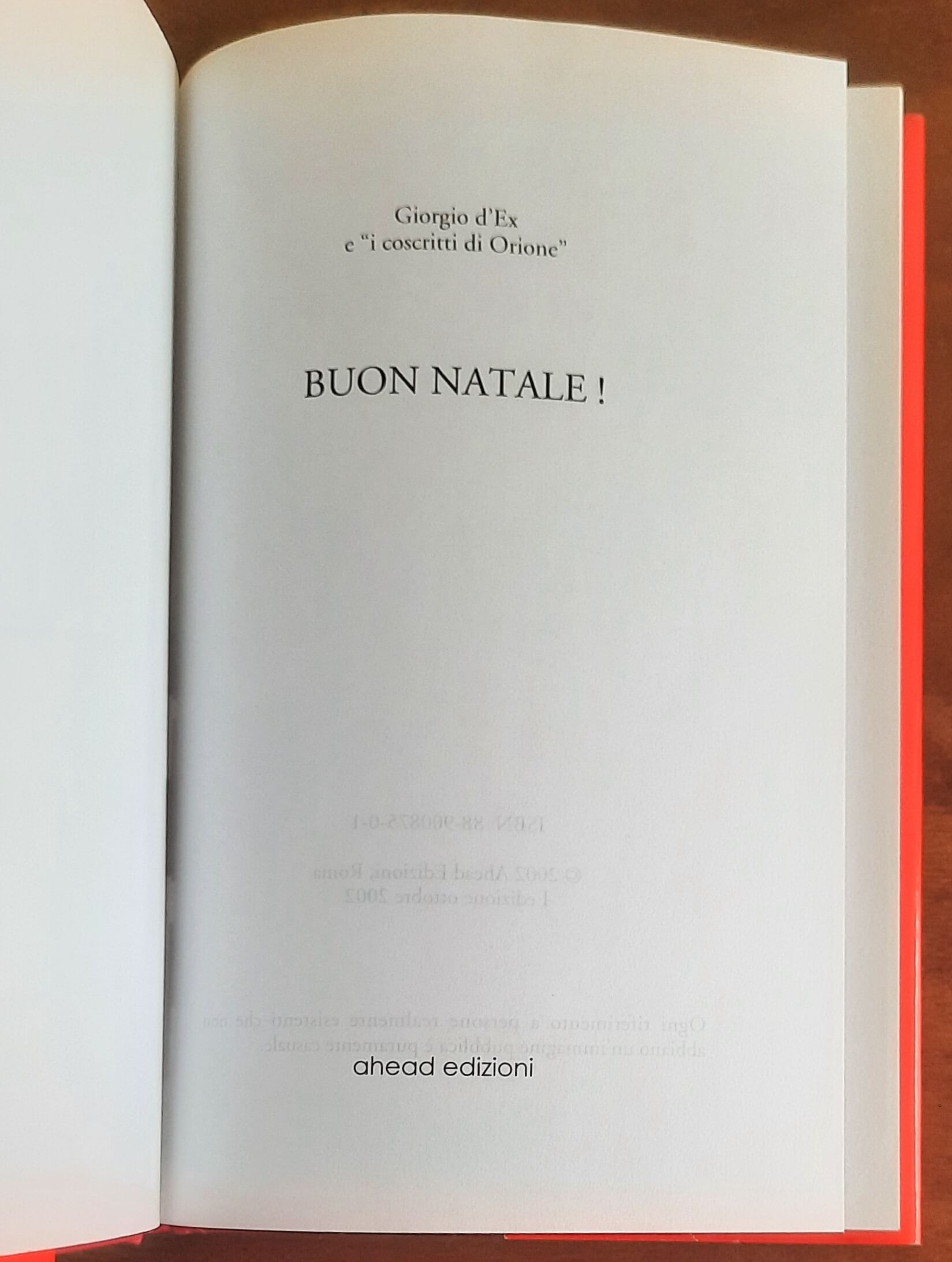 Buon Natale! - di Giorgio D’ex - Ahead Edizioni