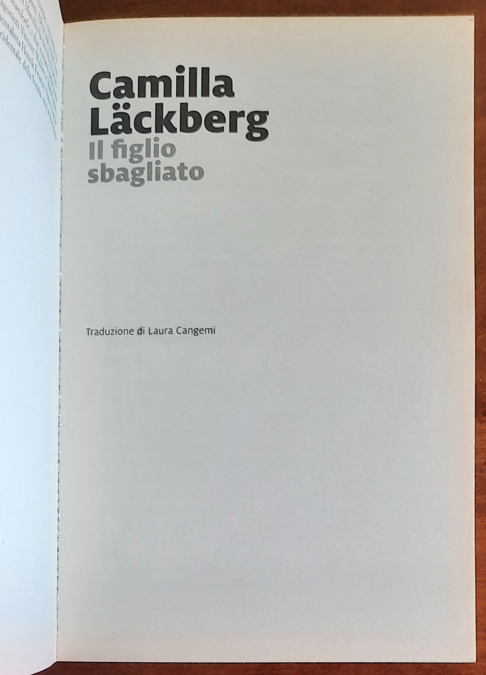 Camilla Lackberg: Il figlio sbagliato. I delitti di Fjällbacka. Vol. 11