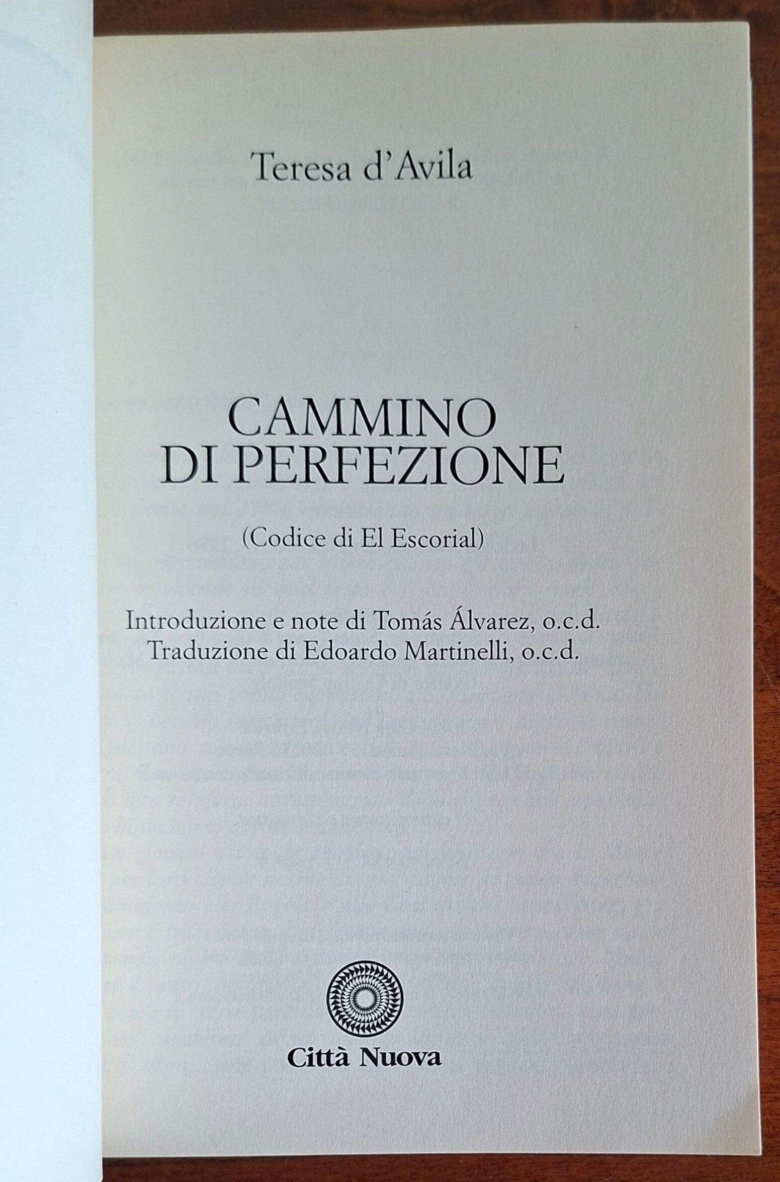 Cammino di perfezione - Teresa D'Avila - Città Nuova