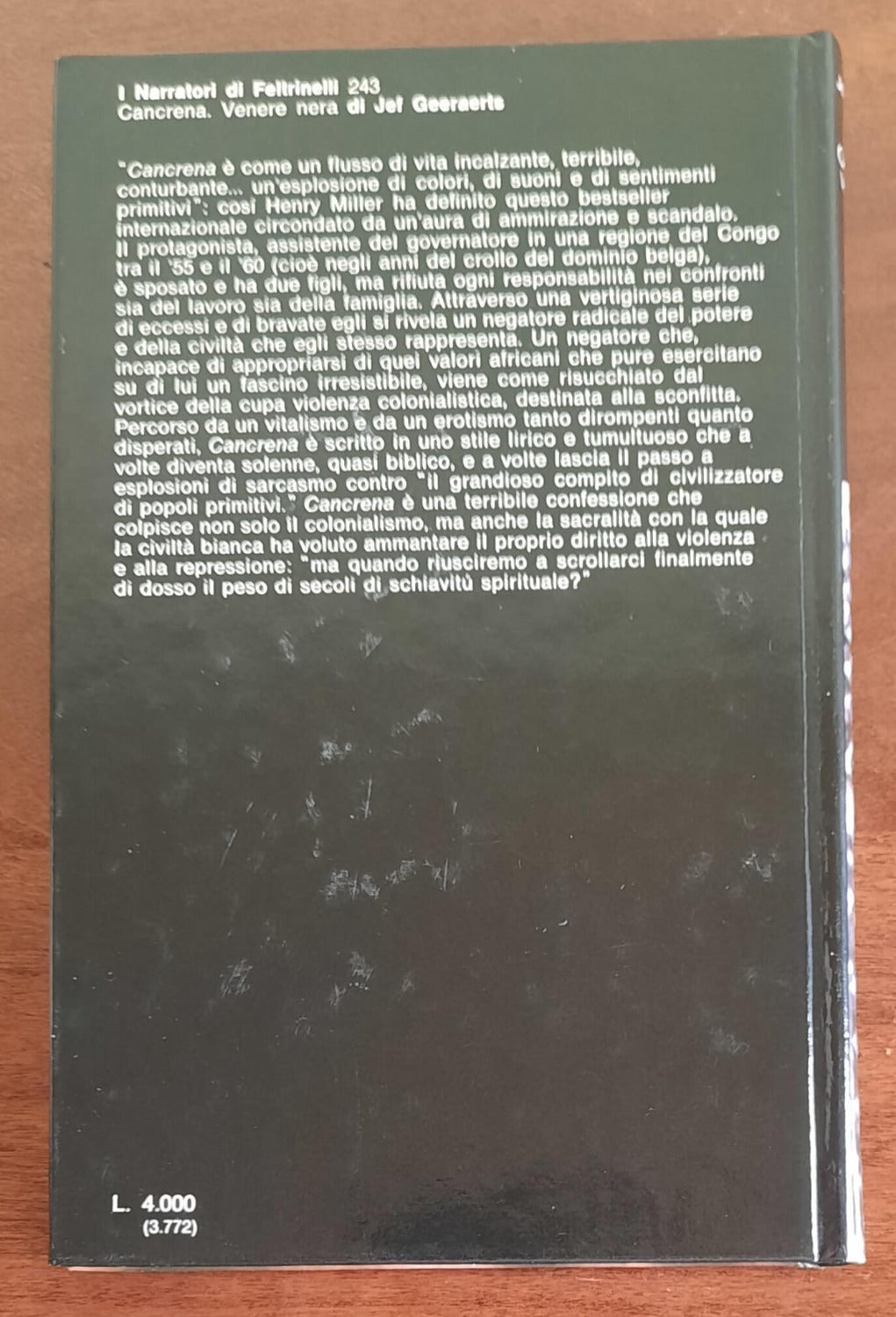 Cancrena. Venere nera - Feltrinelli - 1977